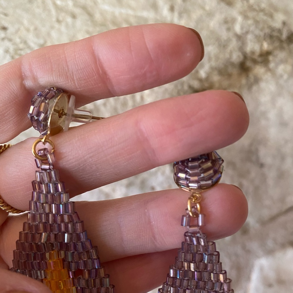 Beaded Boho Earrings - Picture 7 of 7